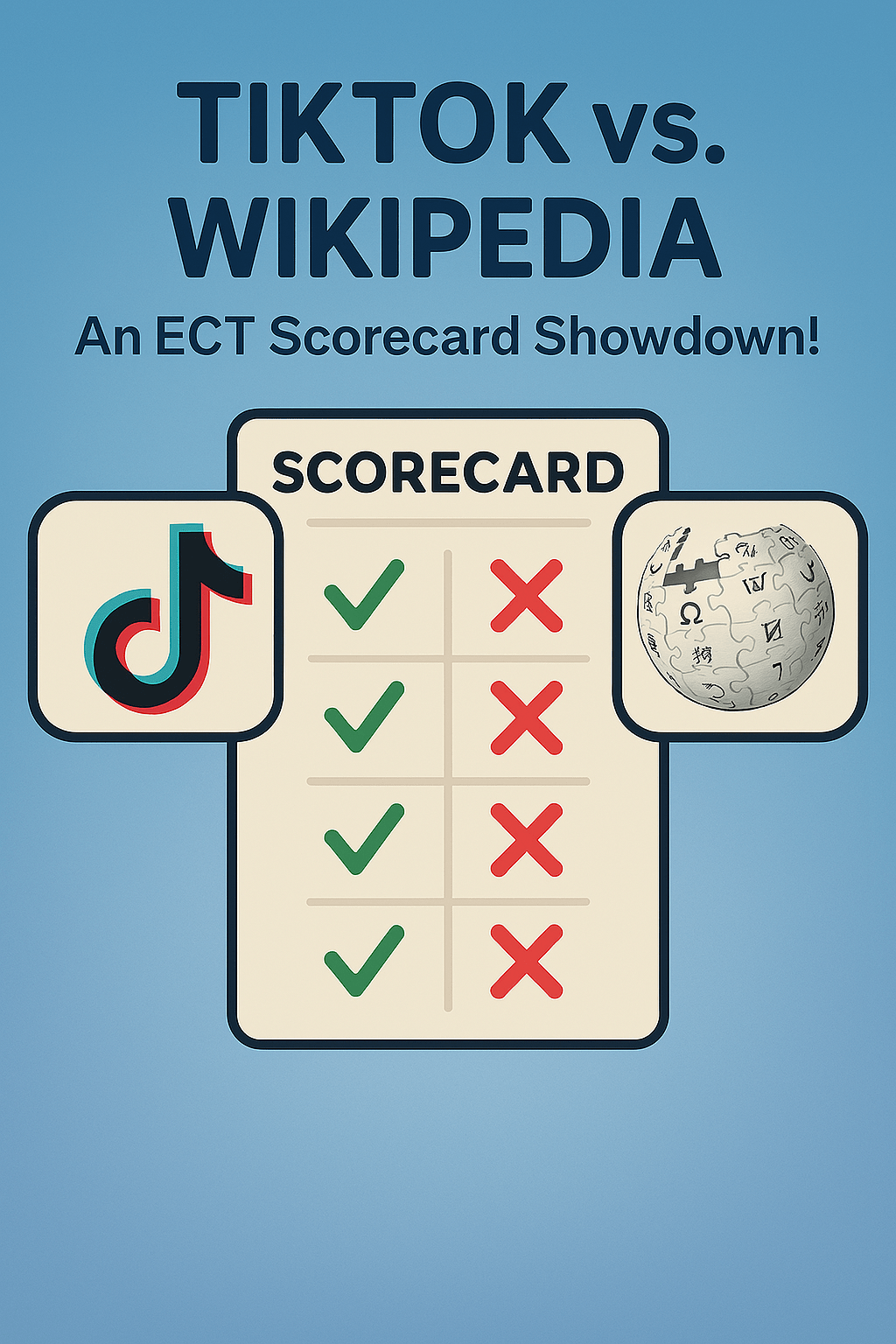ECT Scorecard Showdown: TikTok vs Wikipedia
